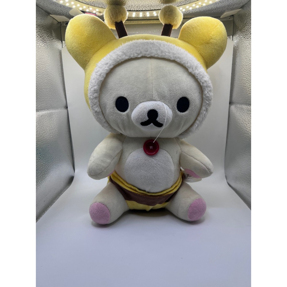 San-X Rilakumma Meets Honey Korilakkuma Honey‎ Bear Plush 15" Teddy Bear Kawaii